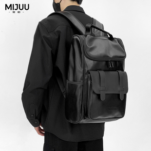 觅旧双肩包男商务出差通勤男士 16寸电脑背包旅行大容量书包礼物