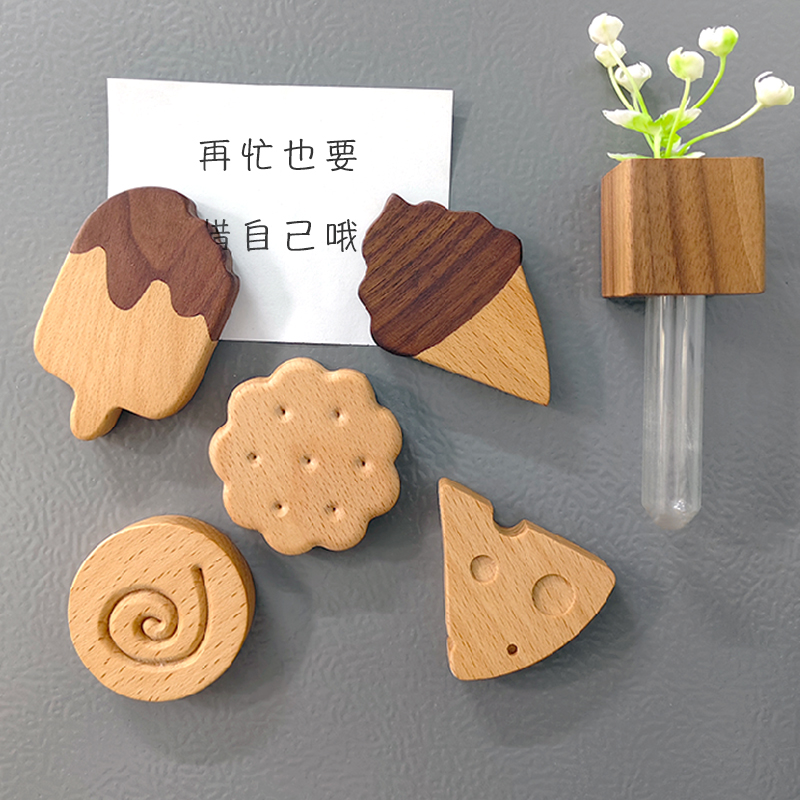 实木甜品系列雪糕冰箱贴