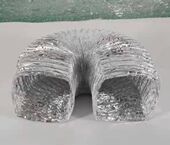 中央空调 可定做方形 保温软管 加筋铝箔 风口软接 矩形玻纤布