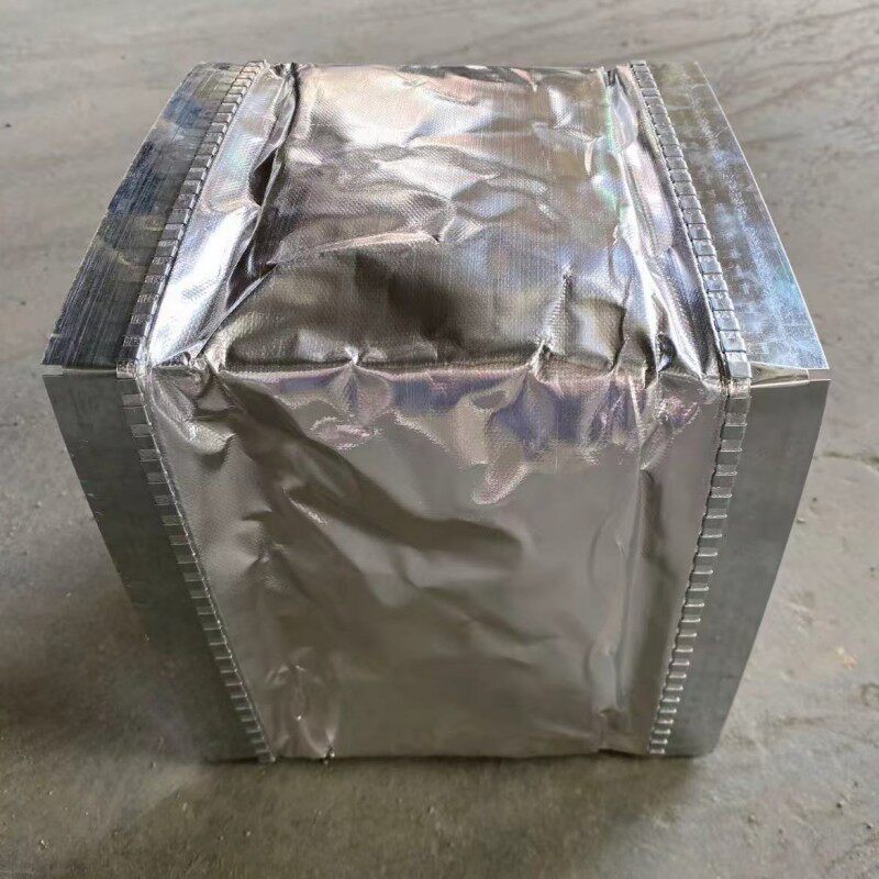 中央空调软连接风机盘管 方形铝箔保温通风管道变径共板 带边法兰