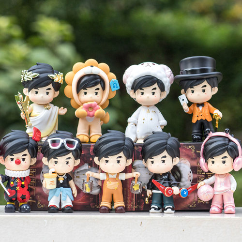 卡通十二星座周同学Q版手办