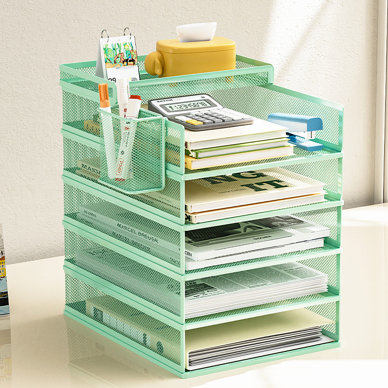 歐賽辦公桌面置物架自由組合收納