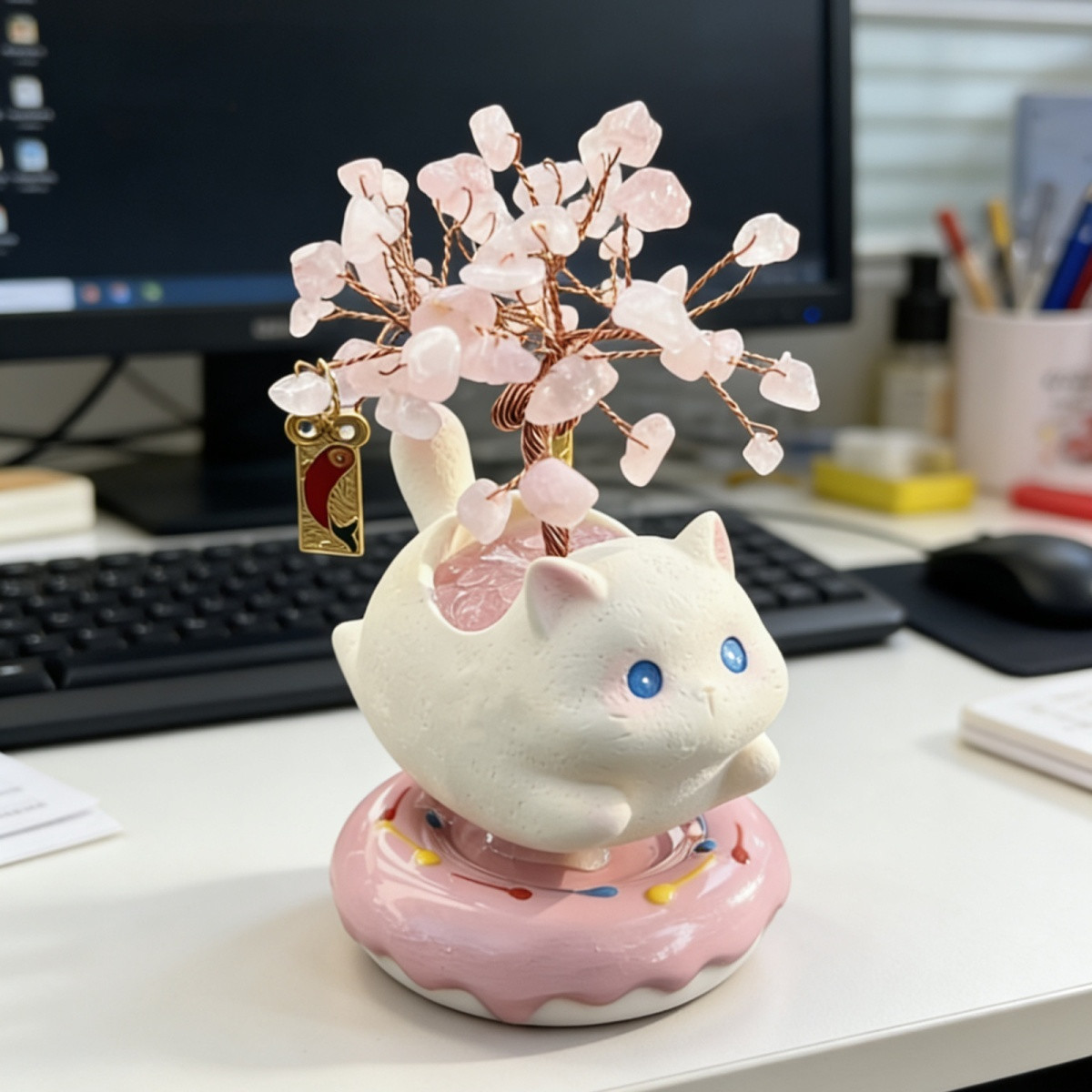 景德镇转转创意精美小猫摆件