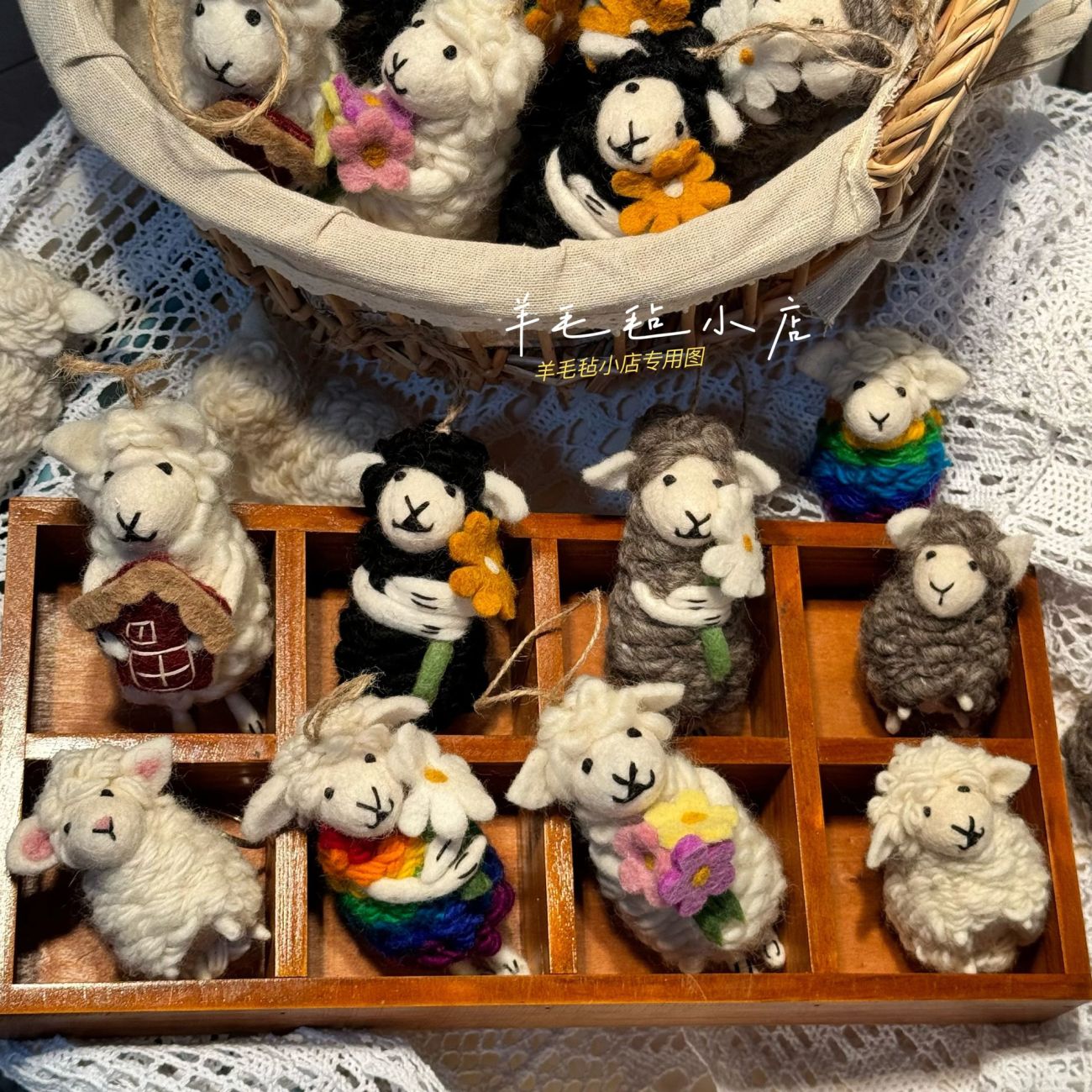 羊毛毡挂件尼泊尔进口纯
