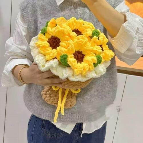 教师节玫瑰向日葵手捧花