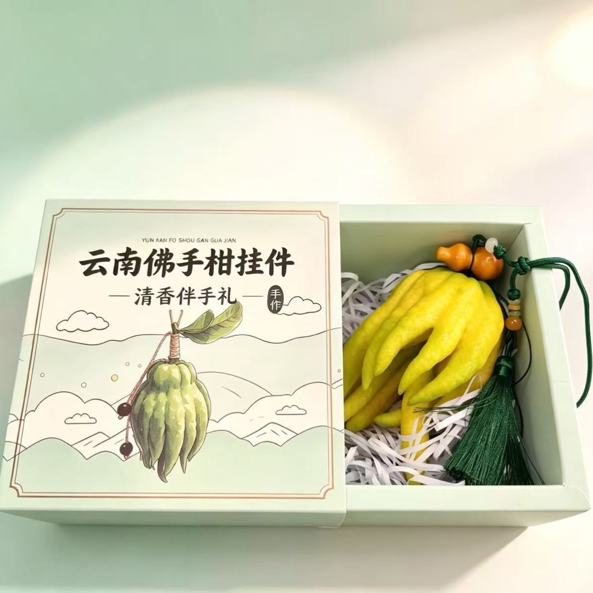 云南佛手柑桌摆件书房车