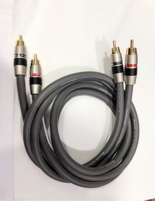 怪兽M850sw单晶铜发烧级音响RCA音频线信号线双莲花线 低音炮线