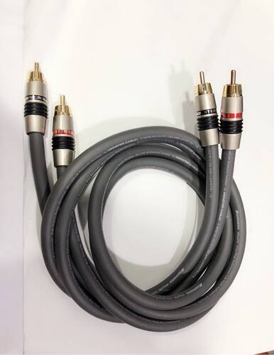 怪兽M850sw单晶铜发烧级音响RCA音频线信号线双莲花线 低音炮线