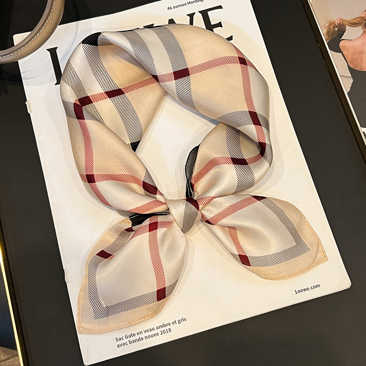 杭州丝绸春秋季明星同款经典围巾