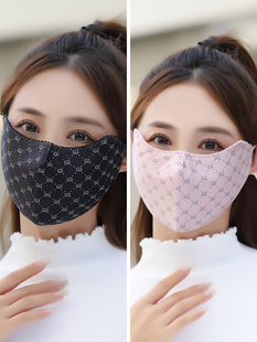 防风防寒保暖面罩男潮款 口罩女秋冬季 立体高颜值纯棉布可水洗时尚
