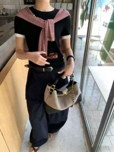 2026春新品 T恤圆领罗纹设计百搭显瘦基础款 韩系简约短袖 6色可选