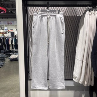 李宁冬季男子加绒保暖休闲运动长裤反伍直筒宽松百搭卫裤AKLV781