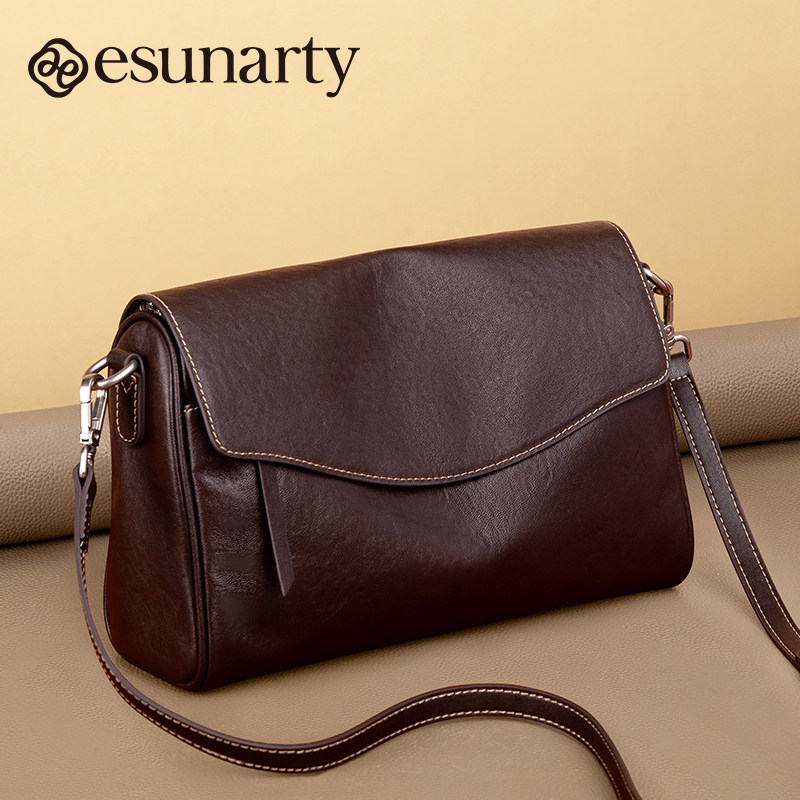 母亲节礼物实用包包斜挎女士2026新款真皮头层牛皮高级感女款包