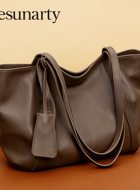 真皮女士托特包2025新款大容量头层牛皮女式头层牛皮大包包秋冬季