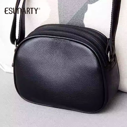 真皮女士小挎包头层牛皮