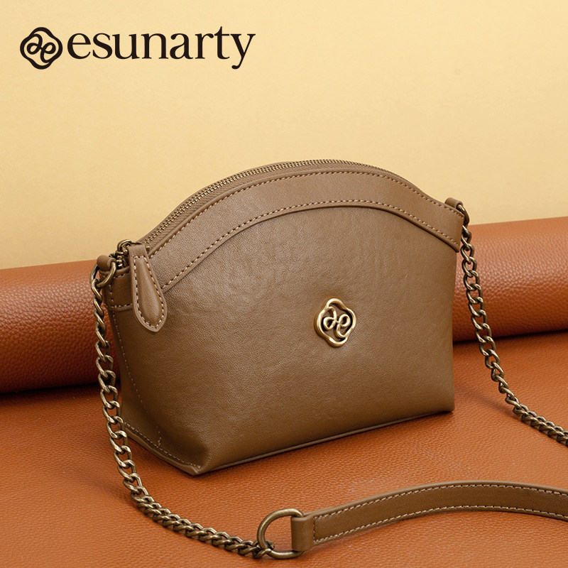 真皮手机包女斜挎2026新款头层牛皮便携小巧单肩包贝壳包女款小包,箱包皮具/热销女包/男包,通用款女包,淘宝优惠券,粉丝福利购,淘宝优惠卷