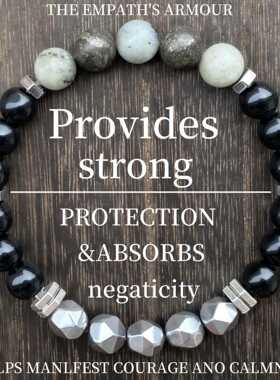 跨境爆款手链天然石切面灰闪石赤铜矿黑曜石8mm串珠黑白配色手串