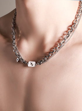 十二星座项链男轻奢小众原创设计感配饰潮流百搭高级感男生锁骨链