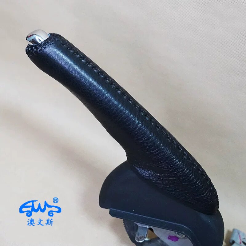 头层牛皮本田13-17款凌派专用全包免缝真皮手刹套刹车杆套保护套