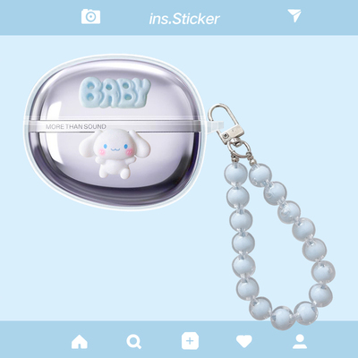 适用于漫步者花再Auro Clip耳夹式蓝牙耳机保护套耳夹式auroclip耳机保护壳透明可爱卡通防摔软壳套