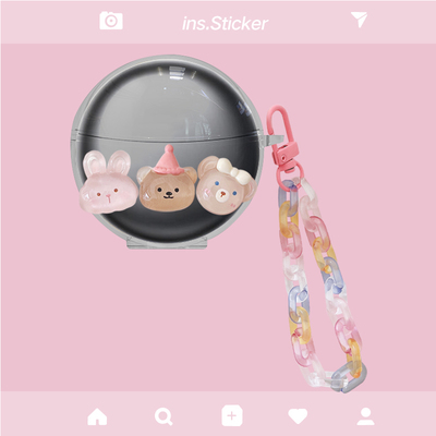 适用塞那S6S Pro保护套Sanag塞纳小星云s6snova蓝牙耳机保护壳s6spro透明耳机壳S6S Ultra防摔卡通可爱软壳套