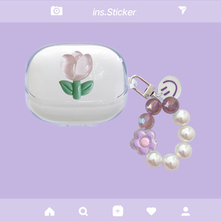 适用于倍思BP1NC耳机保护套倍思Baseus M2s蓝牙耳机壳透明BS1NC软套m2spro可爱MP1卡通m3女M3S软壳套 Bowie