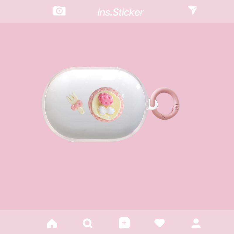 适用于Bose Quietcomfort新一代QC小鲨2代消噪耳塞耳机保护套Bose QC小鲨二代耳机壳透明可爱软壳套