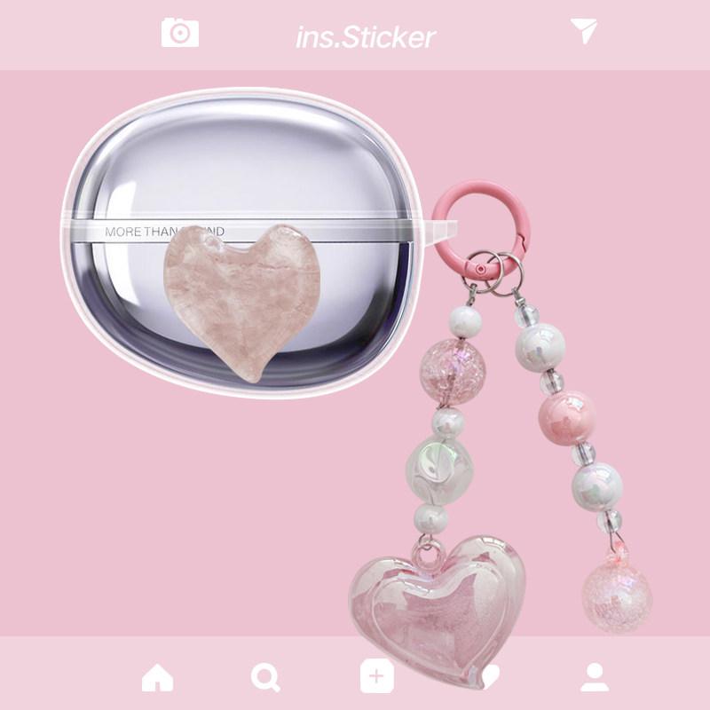 适用于漫步者花再Auro Clip耳夹式蓝牙耳机保护套耳夹式auroclip耳机保护壳透明可爱卡通防摔软壳套