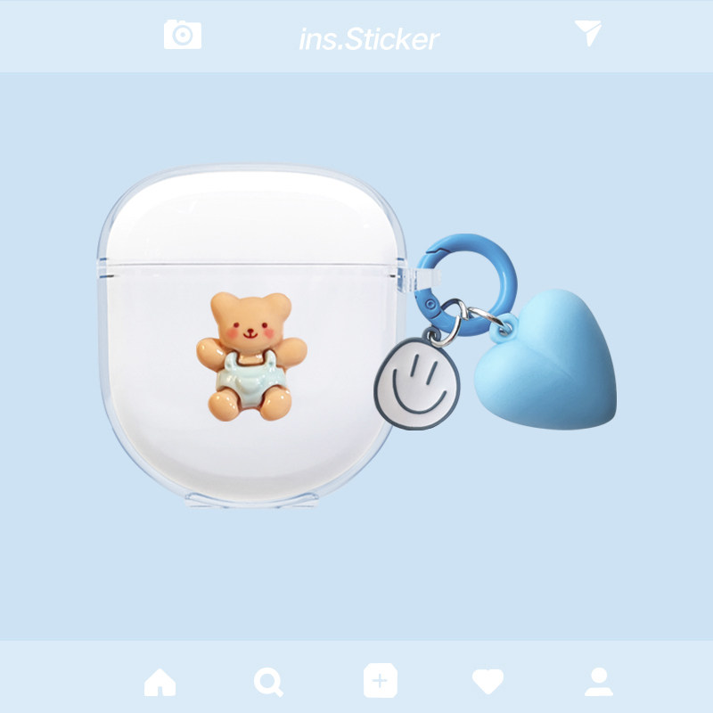 适用Bose Quietcomfort Earbuds Ⅱ大鲨二代透明保护壳4代Bose QC大鲨3代耳机保护套三代消噪耳塞Ultra耳机壳