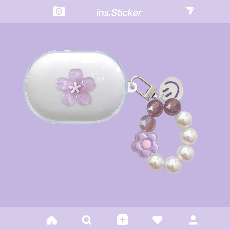 适用于Bose Quietcomfort新一代QC小鲨2代消噪耳塞耳机保护套Bose QC小鲨二代耳机壳透明可爱软壳套