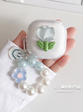 适用于SoundPEATS 泥炭TrueAir2+耳机保护套透明可爱卡通女软壳套