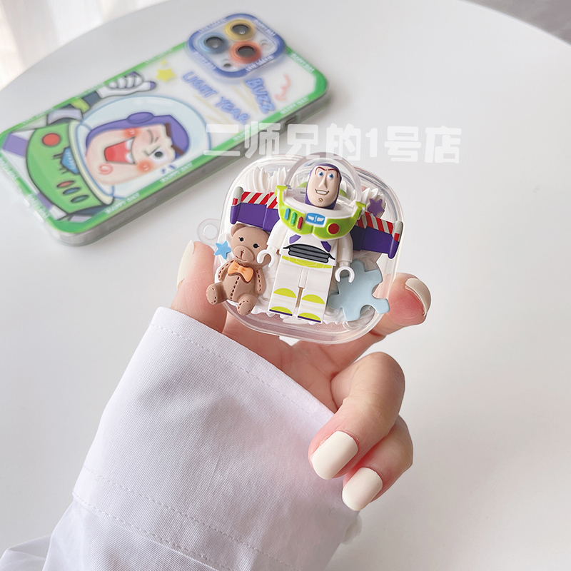 适用于小米air2se蓝牙耳机保护套air3se可爱ins透明air4se透明可爱红米budsSE卡通萌软壳套