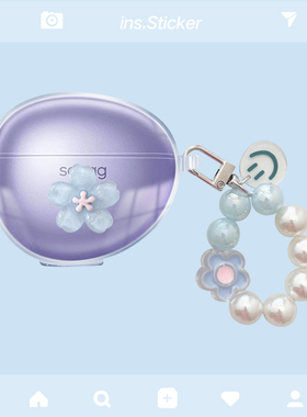 适用于塞那S7S耳机保护套SanagS7S AI耳夹式耳机保护壳新款s7s透明耳机壳S7S Ultra防摔卡通可爱软壳套