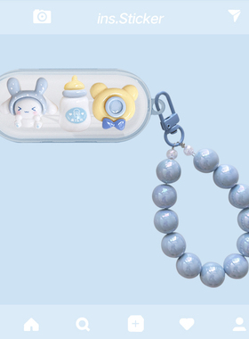 适用于SONY索尼wfc510耳机保护套索尼WF-C510耳机壳wfc500透明tpu防摔wfc710n入耳式WF-C710N保护套可爱软壳