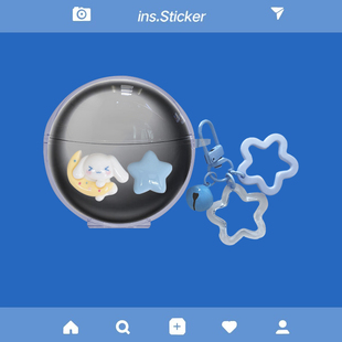 适用于蓝悦M79耳机保护套纽曼M79耳机保护壳华强北M79透明耳机壳防摔卡通可爱软壳套