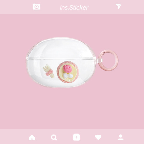 适用Edifier漫步者lolliclip AI耳机保护套lollipro se耳夹式耳机壳atomcc透明原子豆atomevo卡通atomanc软壳