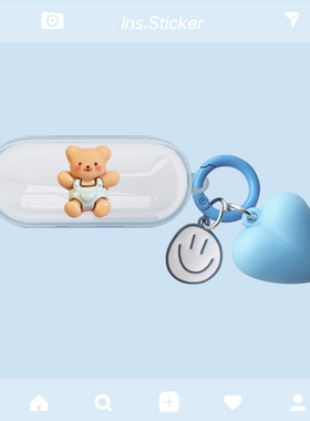 适用于SONY索尼wfc510耳机保护套索尼WF-C510耳机壳wfc500透明tpu防摔wfc710n入耳式WF-C710N保护套可爱软壳