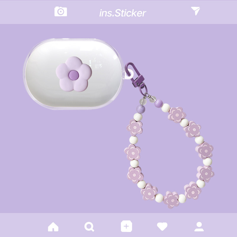 适用于Bose Quietcomfort新一代QC小鲨2代消噪耳塞耳机保护套Bose QC小鲨二代耳机壳透明可爱软壳套