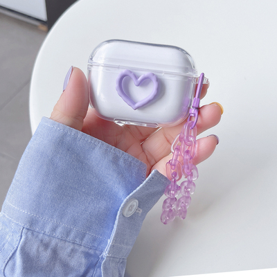 蓝牙耳机透明充电盒保护套