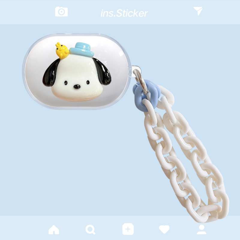 适用于Bose Quietcomfort新一代QC小鲨2代消噪耳塞耳机保护套Bose QC小鲨二代耳机壳透明可爱软壳套