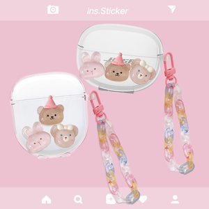 适用Bose Quietcomfort Earbuds Ⅱ大鲨耳机保护套Bose QC消噪大鲨2代耳机壳Ultra透明3代小鲨可爱4代软壳套