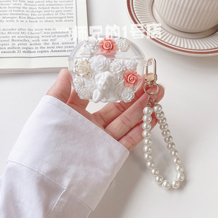 适用漫步者zerobuds花再magic air耳机保护套zero ace/Lolli3/zeropro/zero air/m1透明可爱软壳套