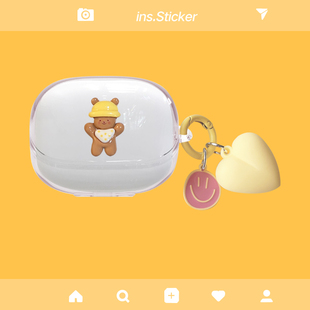 适用于倍思BP1NC耳机保护套倍思Baseus M2s蓝牙耳机壳透明BS1NC软套m2spro可爱MP1卡通m3女M3S软壳套 Bowie