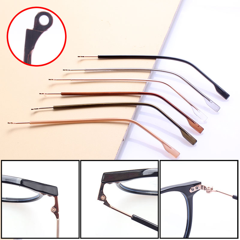 异形单牙眼镜腿带桩头断裂更换腿