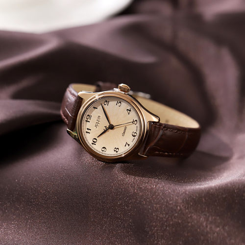 数字聚利时女复古简约女表