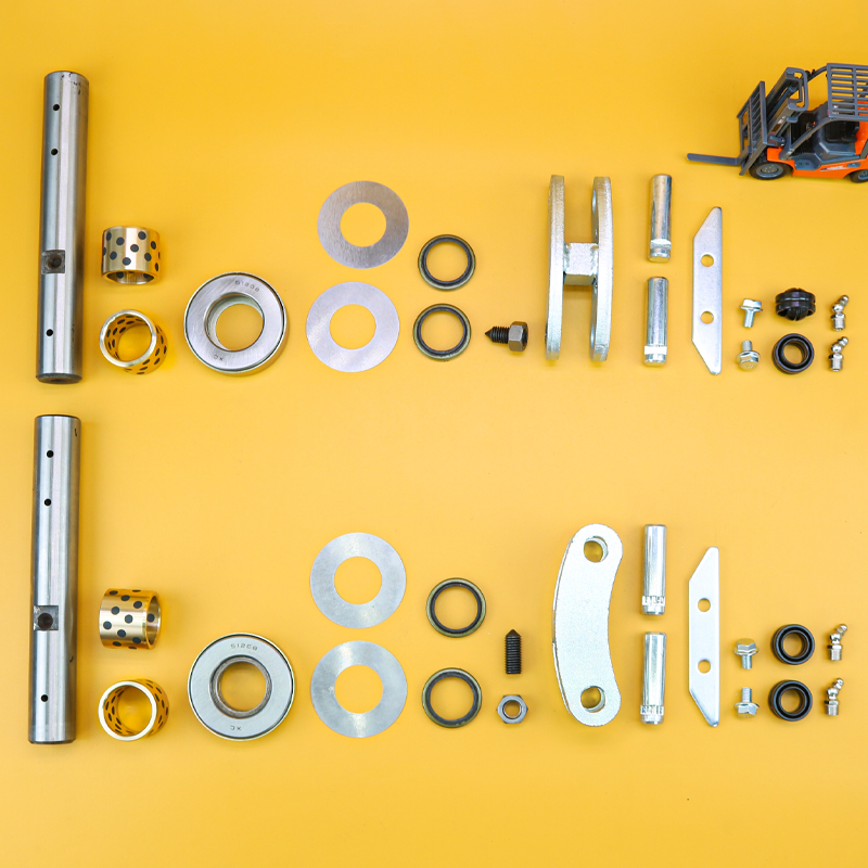 叉车后桥修理包适用合力龙工柳工后转向连杆立轴关节轴承后轮毂盖