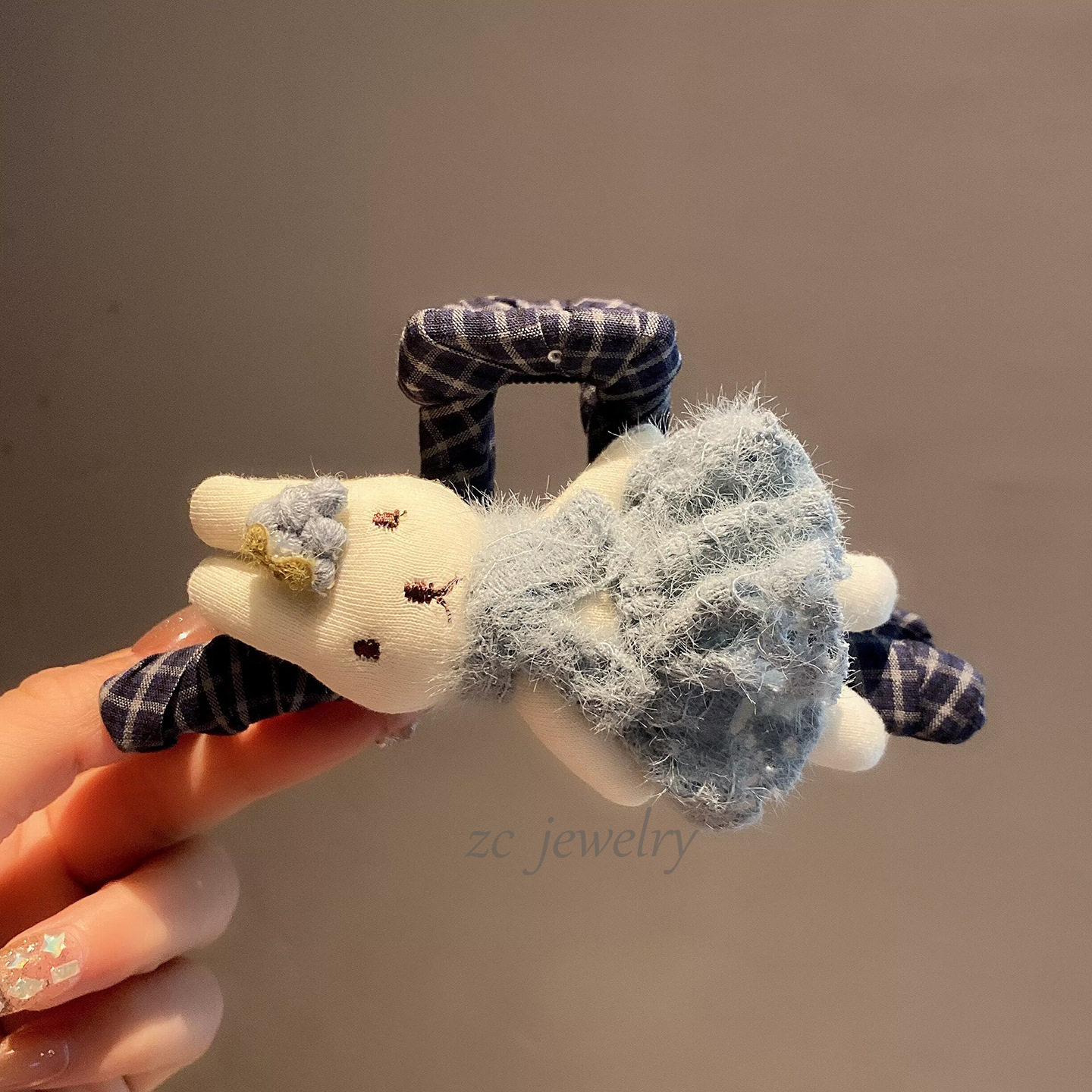 韩版东大门甜美卡通蕾丝兔子气质ab面蝴蝶结抓夹女后脑勺盘发发卡,饰品/流行首饰/时尚饰品新,民族风发饰,淘宝优惠券,粉丝福利购,淘宝优惠卷