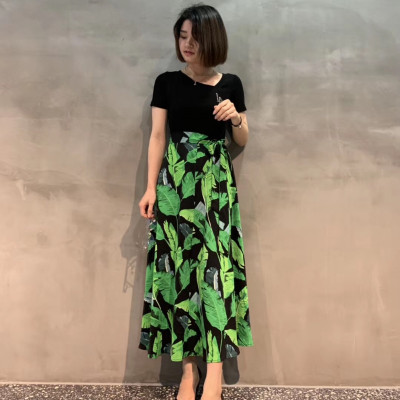 真丝连衣裙新款显瘦高档高腰过膝