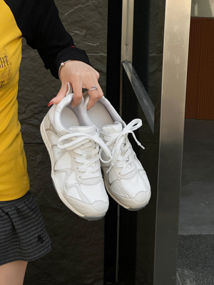 2026春季新款内增高德训鞋女韩版系带运动休闲鞋板鞋帆布鞋