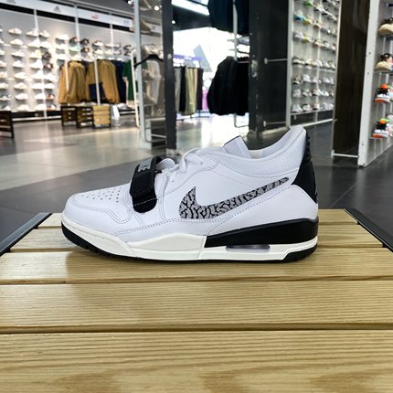 耐克AIR JORDAN LEGACY 312 LOW黑白熊猫爆裂纹篮球鞋CD7069-110